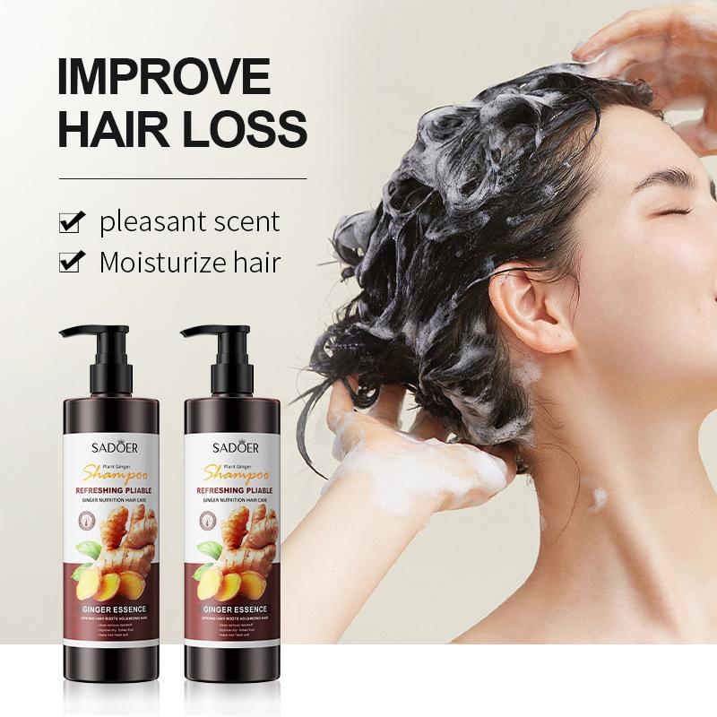 Product Introduction of SADOER GINGER ANTI-DANDRUFF ANTI-HAIR LOSS SHAMPOO, CONDITIONER, SERUM, HAIR MASK & GINGER ESSENCE ANTI-HAIR LOSS SHAMPOO, HAIR LOSS SERUM Haircare Comfort 0