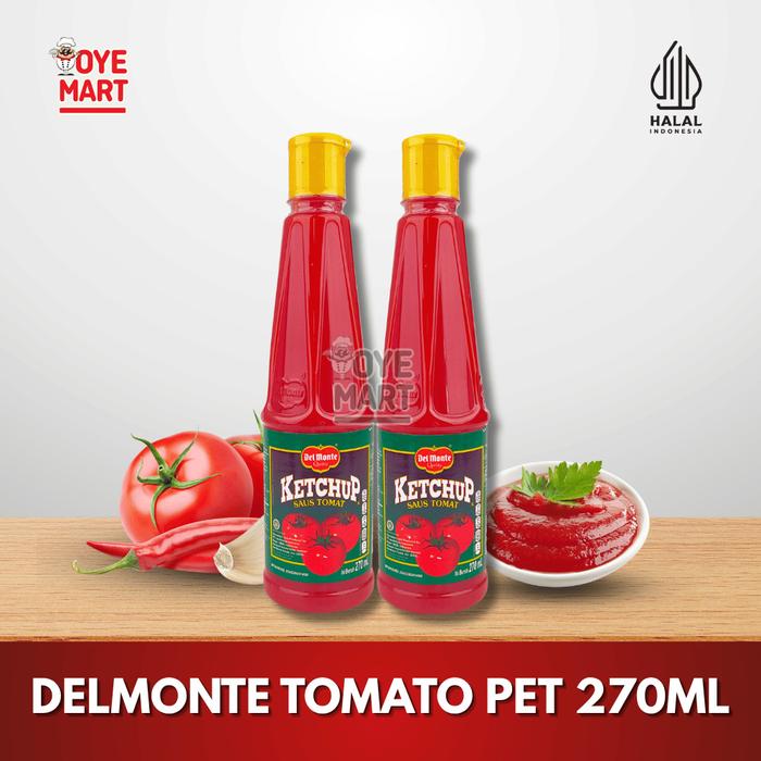 Gambar DELMONTE TOMATO PET 270ML SAUS TOMAT dari OYEFROZEN BUAHBATU Kota Bandung Tokopedia