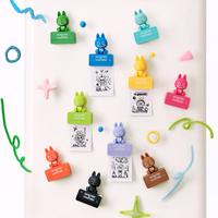Gambar POP MART THE MONSTERS 10th Anniversary Labubu Series Fridge Magnet Blind Box Birthday Gift Kid Toys - Single Box dari POP MART Official Shop Kab. Tangerang 5 Tokopedia