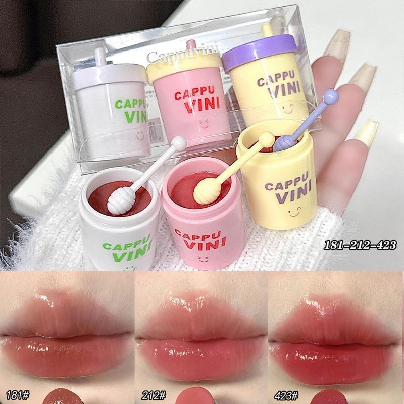 Product Introduction of 1 Piece Cup Lipstick Solid Lip Gloss Non-stick Cup Student Vitality Girl Lipstick Makeup 6