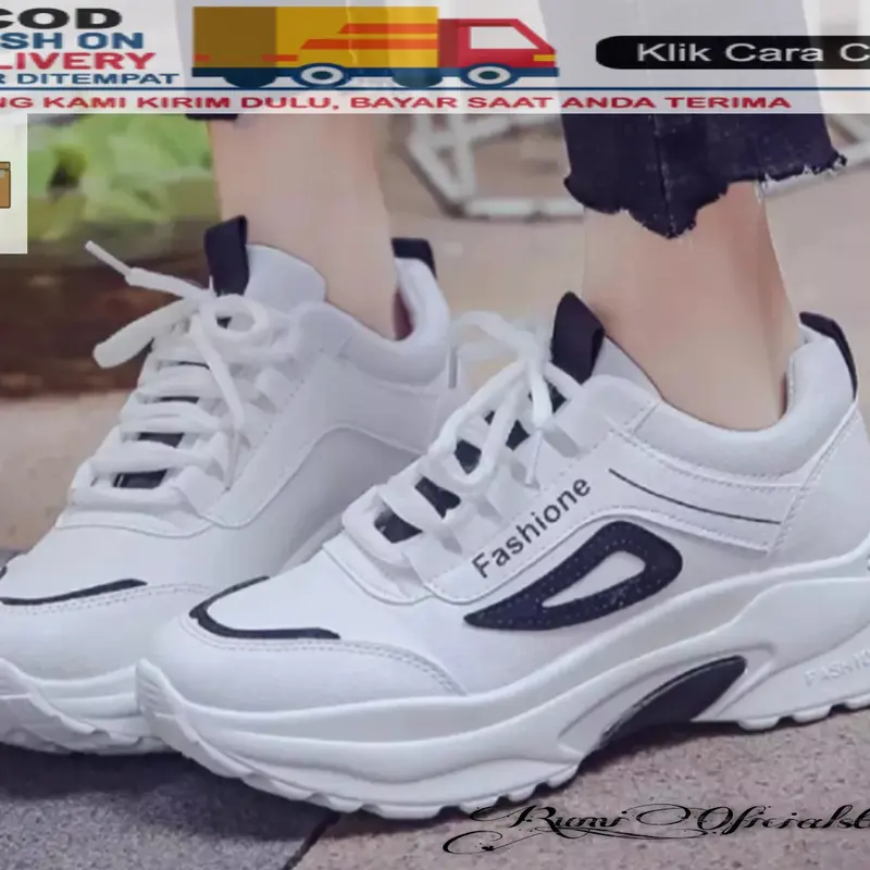 Sepatu wanita fashion sneakers korea RM02 1