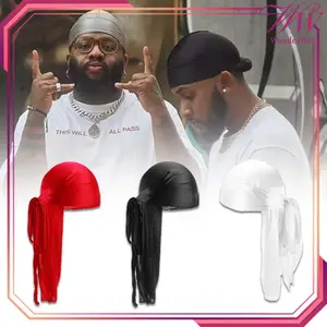 Ikat Kepala Penutup Durag Kepala Durag Bandana Panjang Hip Hop Topi Bandana Chemo Cap