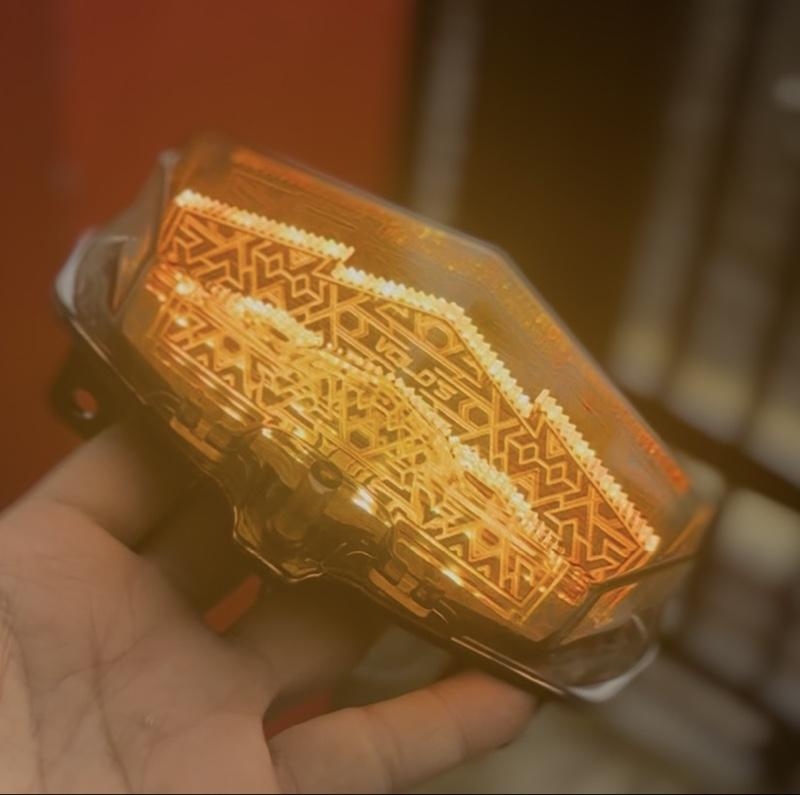 Stoplamp Slim Frame Vixion R/ANV/XABRE RGB 210 Mode 3 in 1