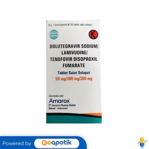DOLUTEGRAVIR / LAMIVUDINE / TENOFOVIR AMAROX BOTOL 30 TABLET