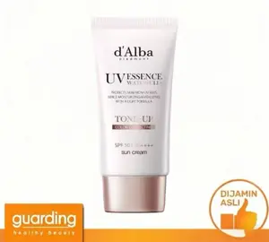 D’Alba Waterfull Tone Up Sun Cream 50ml / Waterfull Essence Sun Cream Tone Up Sunscreen SPF 50 PA++++ 50ml Facial Mencerahkan