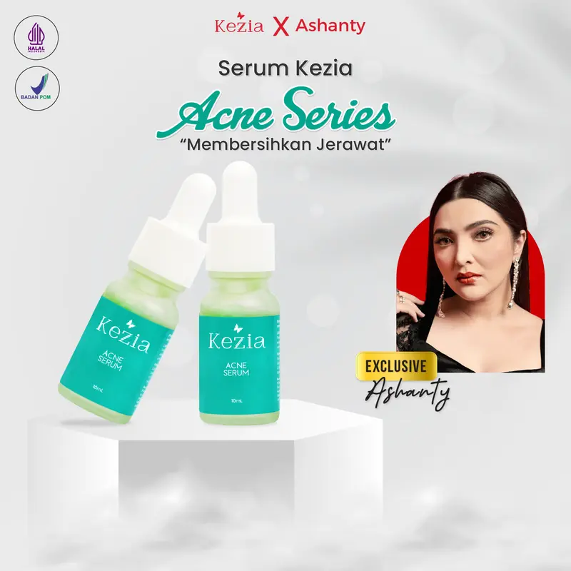 KEZIA By ASHANTY - SERUM SERIES KEZIA BEAUTY (WHITENING - ACNE - DARKSPOT - SKIN RENEW) 2