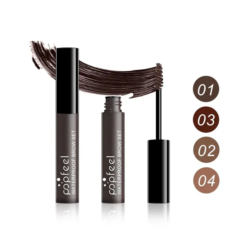 Paling Murah!! - New Import Korea Popfeel Eyebrow Gel Maskara Pensil Alis Tahan Lama Anti Air Original 4 Varian Warna 5