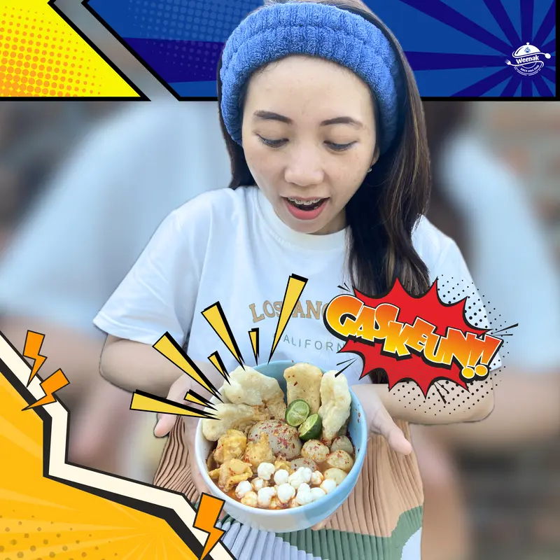 Satu Bungkus Baso Aci Orginal Instan HomeMade Pedas Gonjos - WeenakFood 1