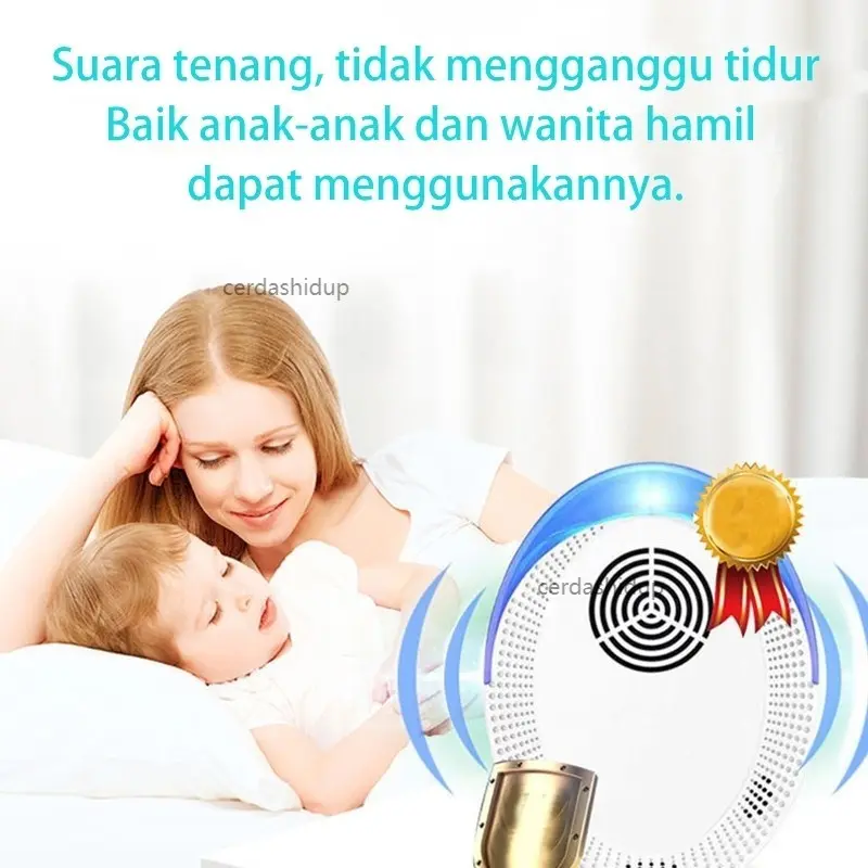Ultrasonic Pest Repeller pest reject alat pengusir kecoa nyamuk tikus serangga semut/Lampu Pembunuh Nyamuk/Obat Nyamuk/Perangkap Nyamuk/Alat Pengusir Nyamuk/Lamp Perangkap Pengusir/LAMPU ANTI NYAMUK MOSQUITO/LAMPU LED ANTI NYAMUK/MOSQUITO LAMP Listrik 4