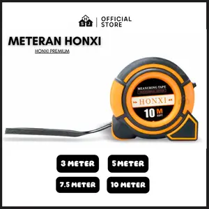 Meteran Tukang / Measuring Tape / Meteran Karet 3M 5M 7,5 10 Meter Honxi