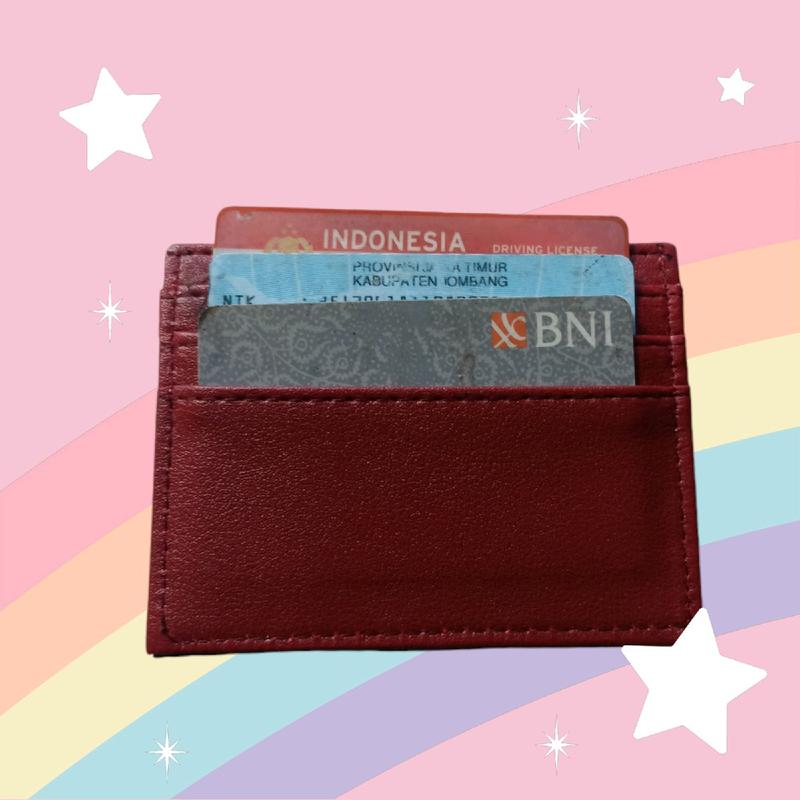 Dompet Kartu Viral Wanita dengan Bahan Kulit 0