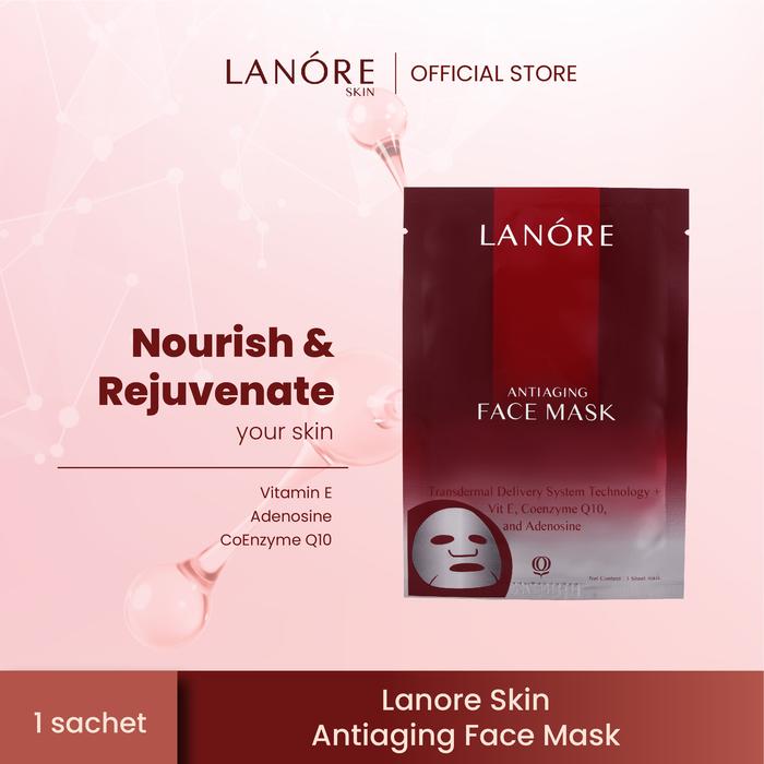 Gambar Lanore Face Mask Anti Aging / Masker Wajah Anti Aging (Special Gift) dari Surya Dermato Medica Labs Kota Administrasi Jakarta Pusat Tokopedia