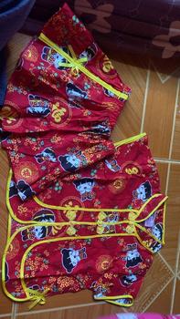 Product Review of Setelan Baju Cina Rok Baju Sanghai Lengan Pendek Buat Usia 0 Bulan Sampai 7 Tahun Bahan Katun from Y**I P** 2
