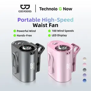 Goojodoq GFS011 Kipas Turbo 100 Gear Wind High Speed Kipas Angin klip Portable Luar Ruangan 14800RPM