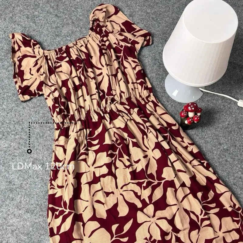 Daster kerut rayon adem LD 120 0