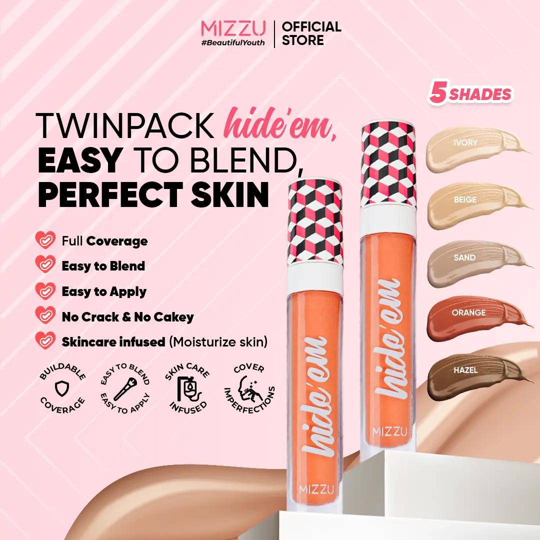 Twinpack Mizzu Hide'em Contour and Concealer