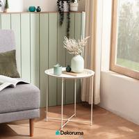 Gambar Dekoruma NORIO Side Table Minimalis - Abu-Abu dari Dekoruma Official Store Kab. Bekasi 2 Tokopedia