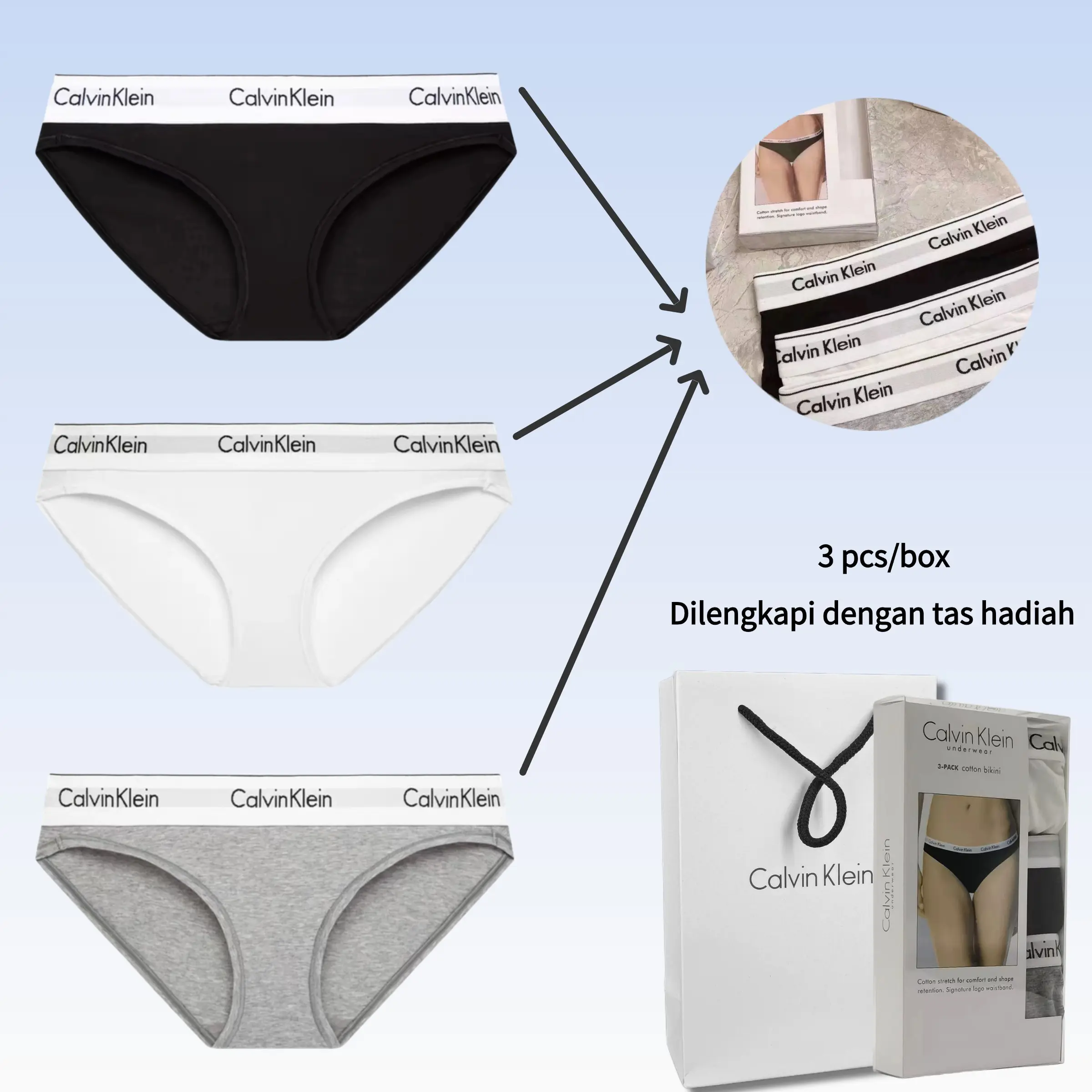 Hitam + Putih + Abu-abu