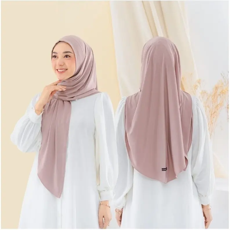 hijab segitiga instan jersey premium 2