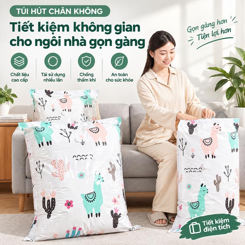 Túi hút chân không quần áo chăn ga công nghệ Nhật Bản - Đa năng, tiện dụng…