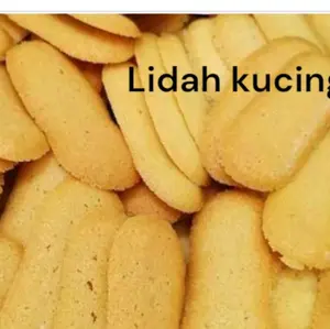 KUE KERING LIDAH KUCING HOMEMADE TOPLES TABUNG 600 ML 800 ML MAKANAN CAMILAN KUE LEBARAN Halal Premium