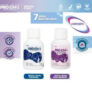 (90ml) PROEM1 90ml Probiotik anak dewasa bakteri baik memelihara kesehatan pencernaan suplemen kesehatan maag gerd sembelit original anggur Pro Em PRO EM 1 proem1 ProEm BPOM Halal probiotik probio imun usus 90 ml