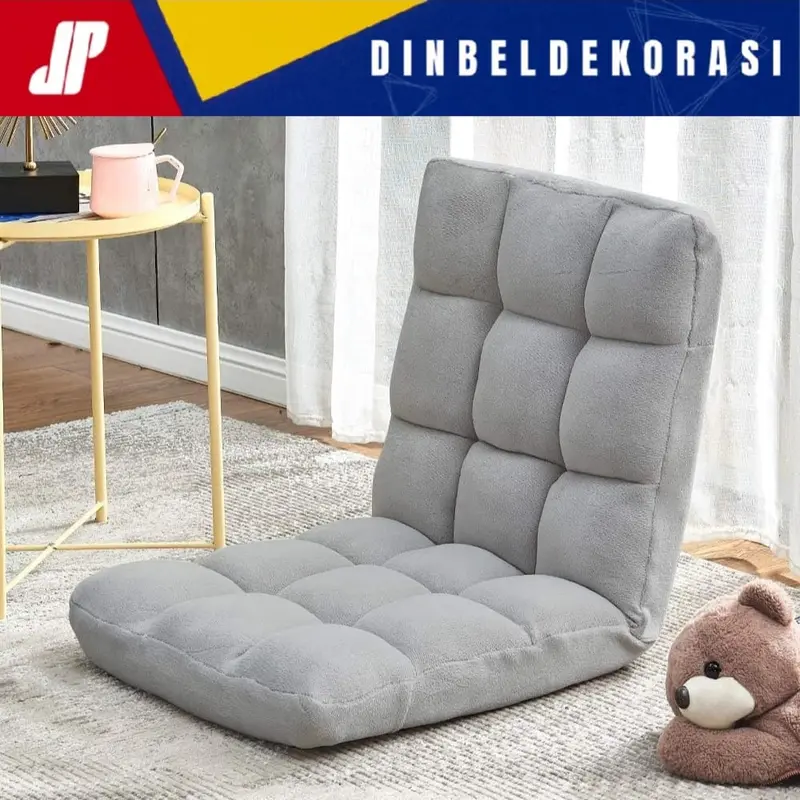 Kursi Lantai Lipat Lesehan Kursi Sandaran Sofa Lesehan Gaming Alas Lantai 0