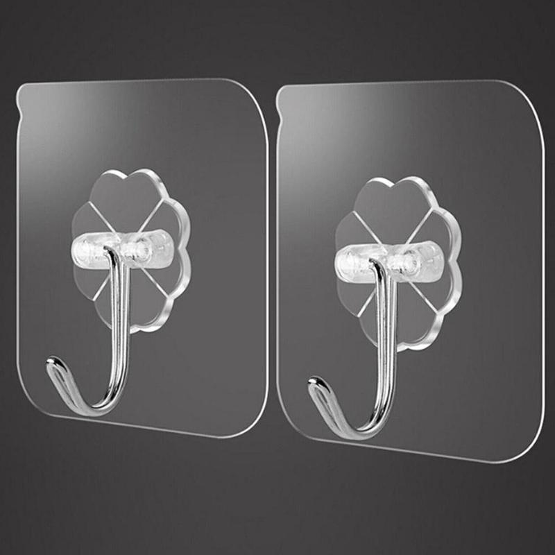 Product Introduction of Móc Dính Không Cần Đục Lỗ, 20 Cái, Chất Liệu Acrylic Trong Suốt, Thích Hợp Sử Dụng Tại Nhà 28
