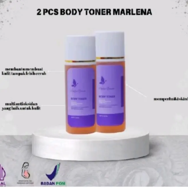 TONER BADAN MARLENA 2IN1 2produk 0