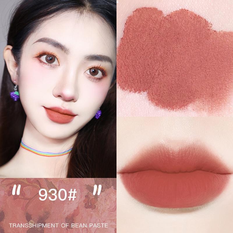 NOVO Velvet Matte Jelly Lip Mud Lip Cream Lip Glaze Waterproof Moisturizing Smooth Lip Gloss Lip Tint Lips Makeup 8