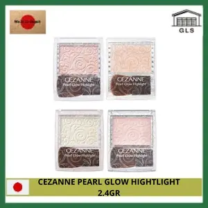 Cezanne pearl glow highlight nuancer 2.4gr original Japan