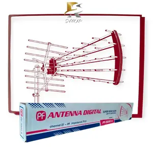 ANTENA DIGITAL PF-5000S Model Jari 5 , SUPER HIGH GAIN