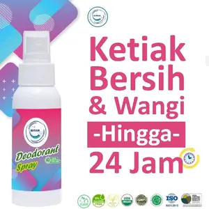 DEODORANT TAWAS SPRAY WANGI SAKURA 60ML Penghilang Bau badan Alami