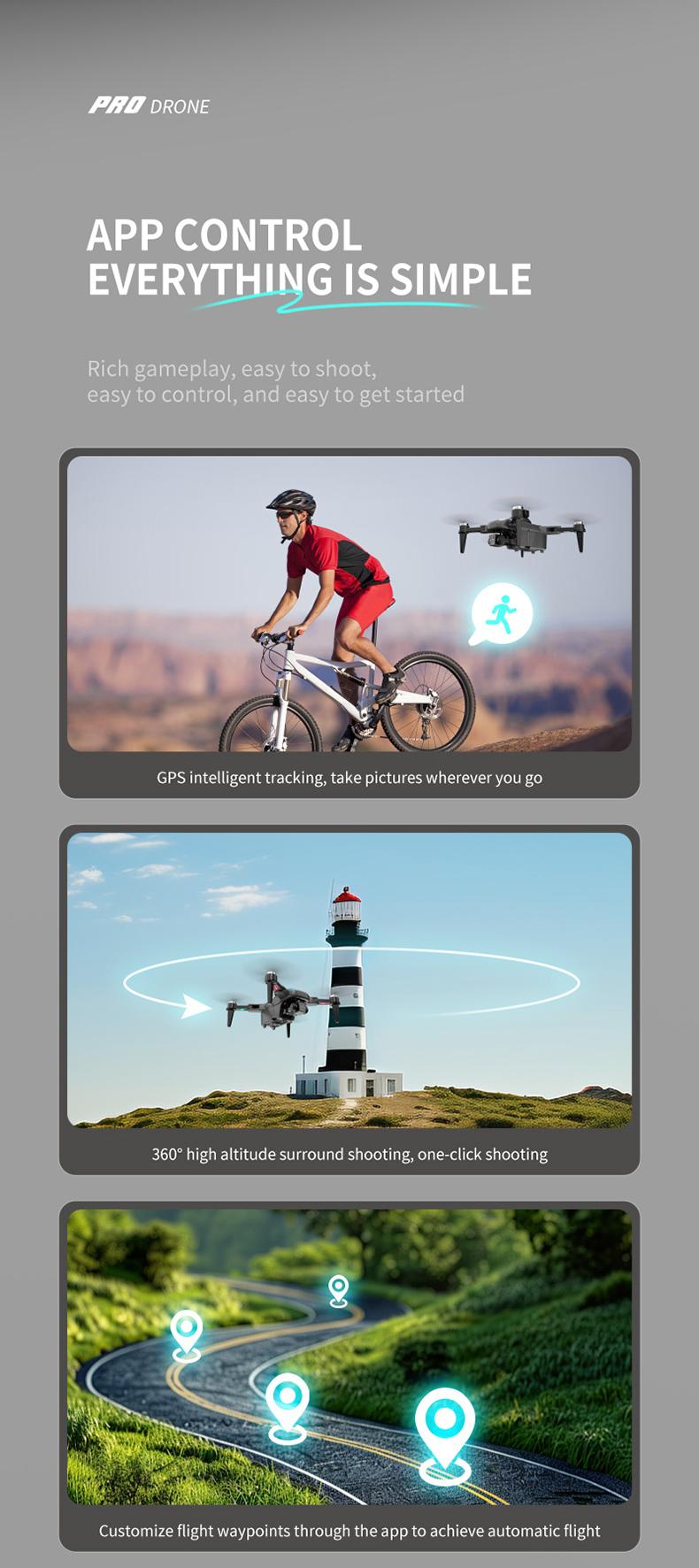 Product Introduction of S16 Drone GPS 2 Axis Gimbal With HD Dual Camera 4 Way Obstacle Avoidance Anti Langgar Mode 1KM Jarak Jauh 1 Key Auto Return Home Brushless Motor Control Optical Flow Stability Murah Terbaik GPS Original Besar Mancing Fancy Marketing Pro Drone Dron Dreon 6
