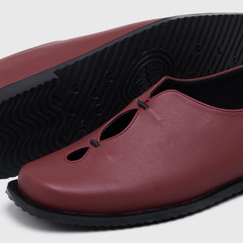 Adorableprojects - Yashica Flat Shoes Maroon 2