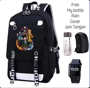 ULTRA BAGS [COD] TAS SEKOLAH ANAK LAKI LAKI SD ANIME DEMON SLAYER / TAS GENDONG ANAK COWOK KIMETSU NO YAIBA / TAS PUNGGUNG ANAK TERBARU / TAS SEKOLAH ANAK MURAH MERIAH