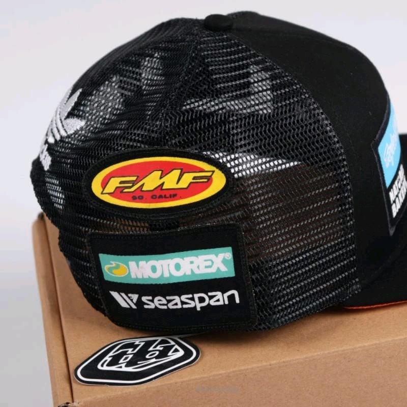 TOPI PRIA TOPI SNAPBACK TOPI KTM TOPI MOTOR CROSS TLD KTM TEAM (BLACK) TOPI PROTAPER TOPI 100% TOPI FOX Trucker 4