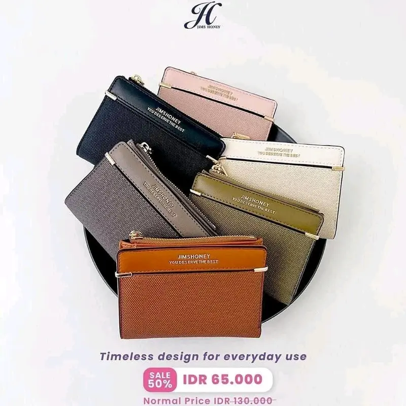 Melly Wallet Jims Honey Dompet Lipat Pendek 0