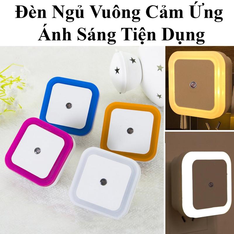 Đèn Ngủ LED Cảm Biến Ánh Sáng Tự Động Bật Tắt 0.5W Nhiều Màu Sắc