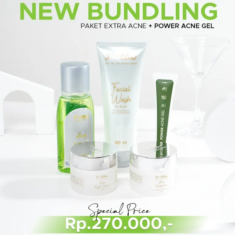Paket Extra Acne + Power Acne Perawatan Jerawat secara Optimal - 5pcs