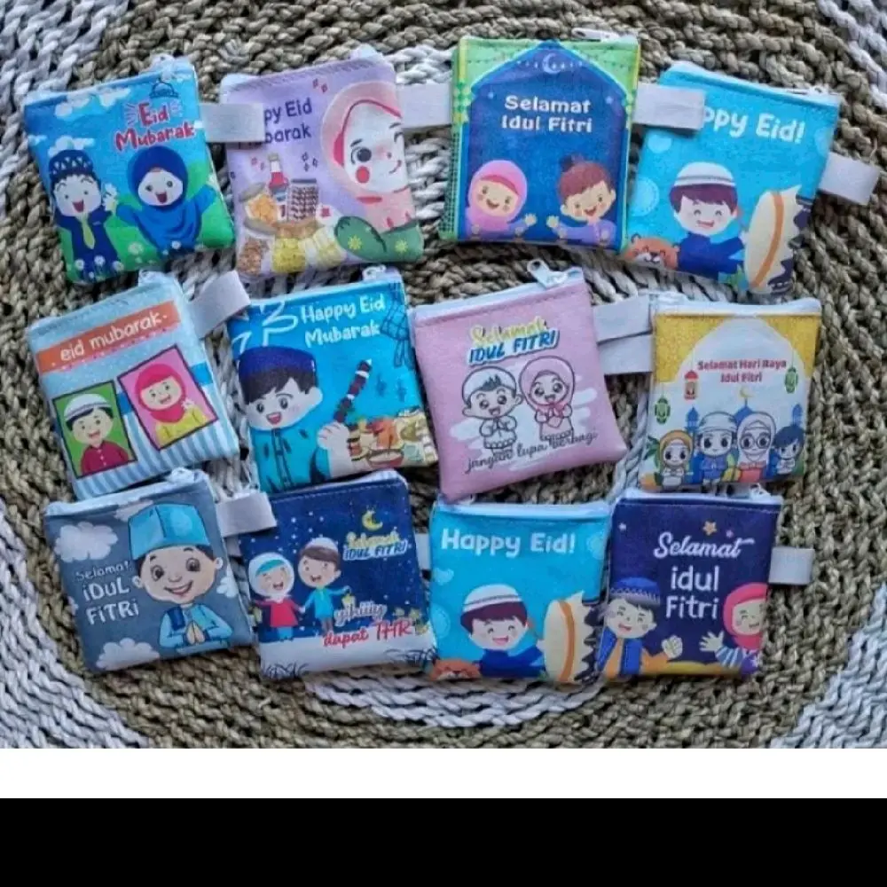 Dompet Amplop Lebaran/Koin Kotak Lebaran (12pcs) Gambar Random