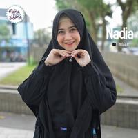 Gambar MANASIKANA CLEARANCE SALE Nadia gamis polos syari set jilbab dewasa - Black, M dari Manasikana Kota Tasikmalaya 5 Tokopedia