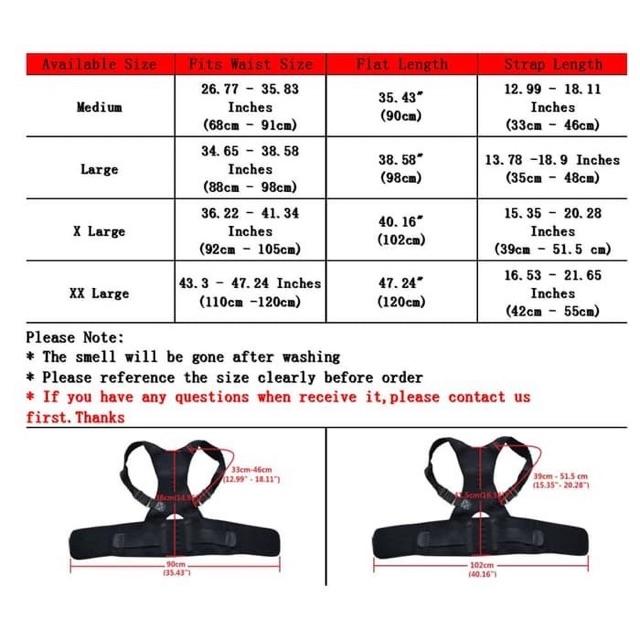 Posture Support Brace Penyangga Punggung Shoulder Back Corrector 0579 3