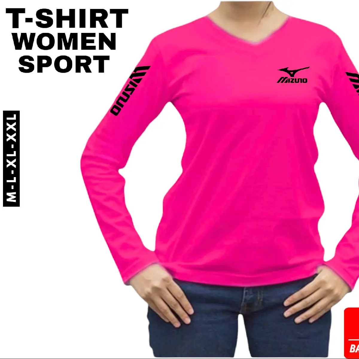 BAJU SENAM WANITA | KAOS YOGA WANITA | KAOS JOGGING | BAJU FITNESS WANITA | KAOS OLAHRAGA WANITA Sport jersey