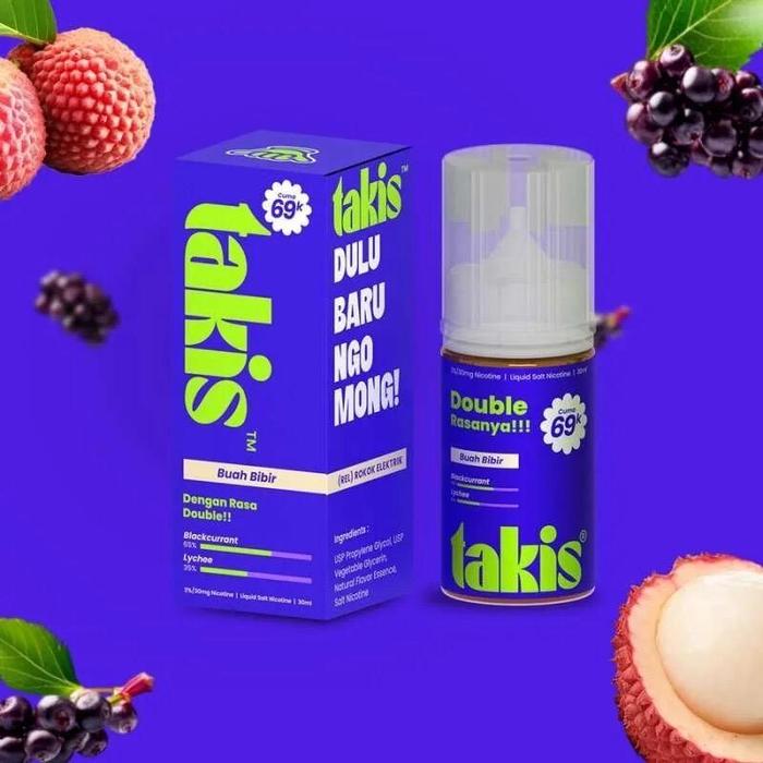 Jual Takis Buah Bibir Salt Nic 30mg 30ml Blackcurrant Lychee Ice Saltnic  Liquid Vape Pods Pod - Kota Administrasi Jakarta Selatan - Hit Cellular