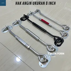 Hak angin jendela jantolan jendela ukuran 20 cm (8inch) penahan jendela penyangga jendela