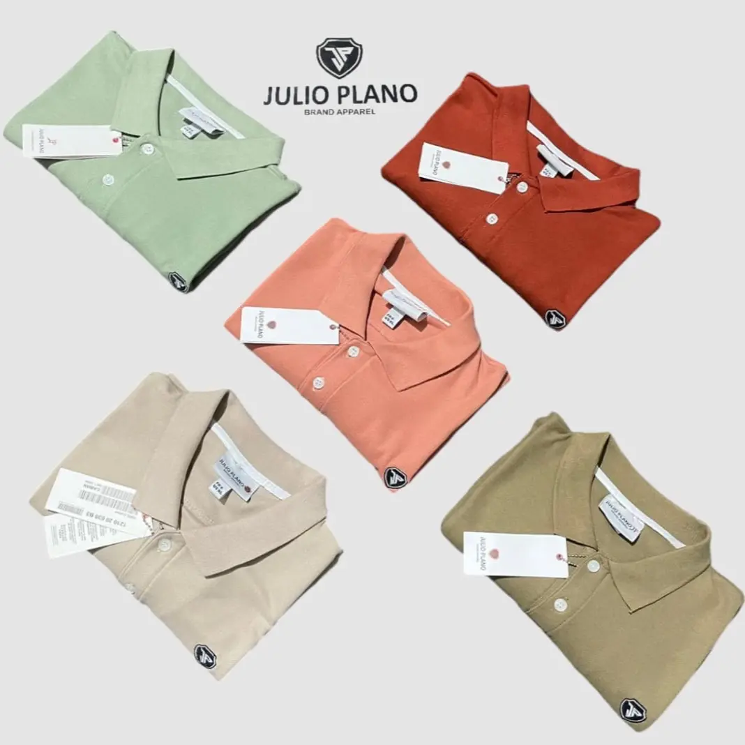 JULIO PLANO Kaos Kerah Premium Polo Shirt Pria