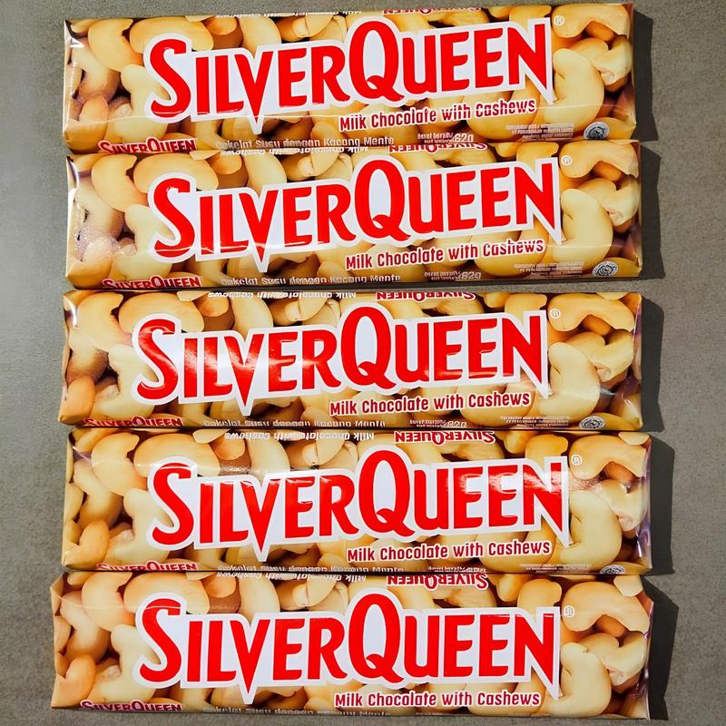 Cokelat Silverqueen Cashew Chocolate Kacang Mede Original BRAND NEW 58 Gram/58 Gr/58Gram 1