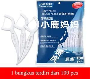 Benang Pembersih Celah Gigi Tusuk Gigi Perawatan Gigi Dental Floss