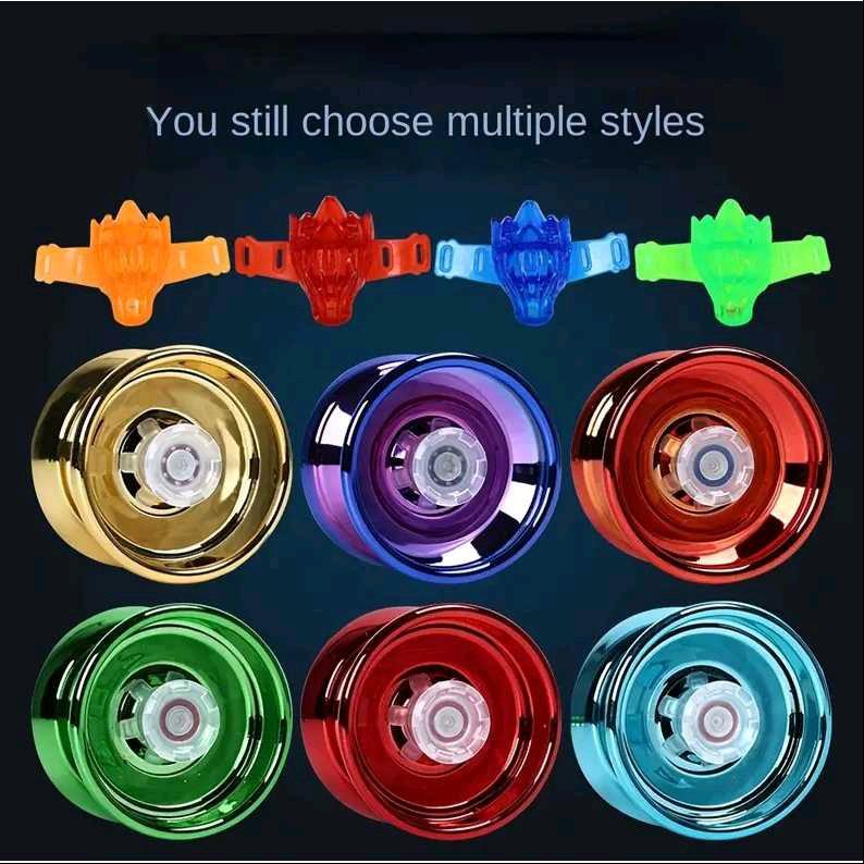 Mainan Yoyo High Speed Bearing Blazing TWO DRILLS - M3016 Metal Support Berbagai Trik 7